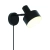 Kinkiet Matis plastikowy czarny E27  NO2512201003 - Nordlux